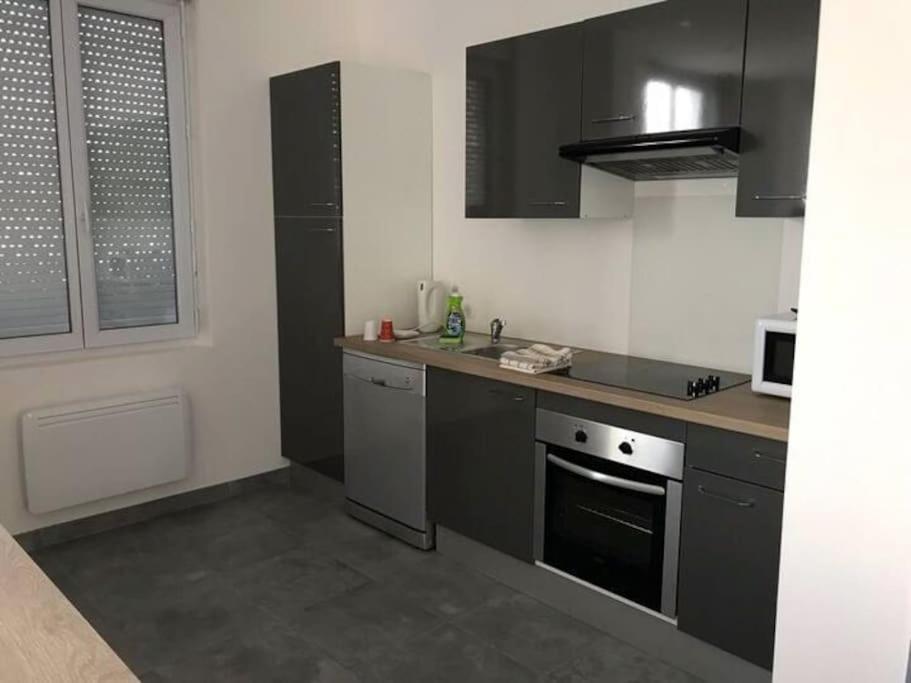 Appartement 10 Pers Face Gare Sncf Appart Hotel Le Cygne A 부르주 외부 사진